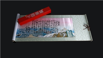 绣坊街湘绣-精品毛主席诗词长城底