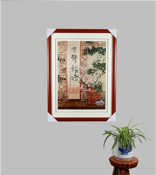 绣坊街湘绣-宁静致远
