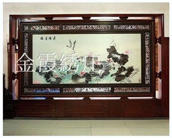 纯手工艺别墅巨型大屏风